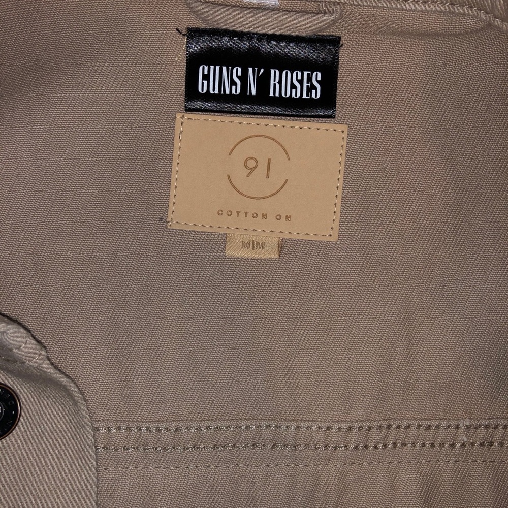 Distressed Guns N’ Roses jacket